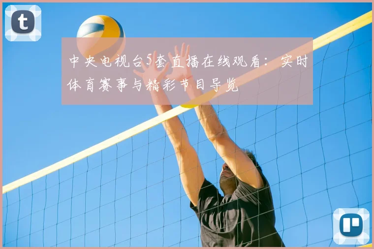 中央电视台5套直播在线观看：实时体育赛事与精彩节目导览